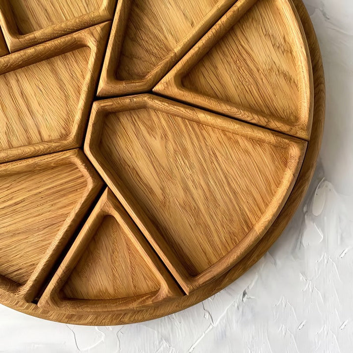 Wooden Puzzle Board with Dividers