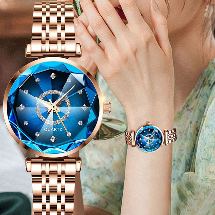 Kalsten | Starry Diamond Dial Ladies Waterproof Watch