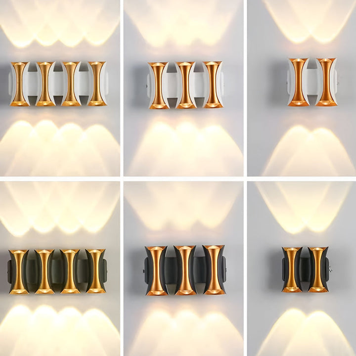 Waterproof Up and Down Lights LED Modern Outdoor Wall Sconce Lighting | Kalsten