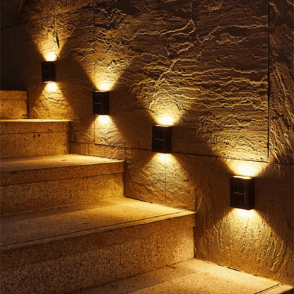 Skanto | Solar Wall Light | Wireless Weatherproof LED Lighting | Warm White