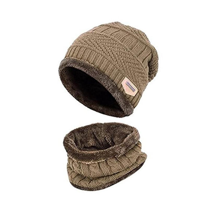 Winter Hat with Scarf Set