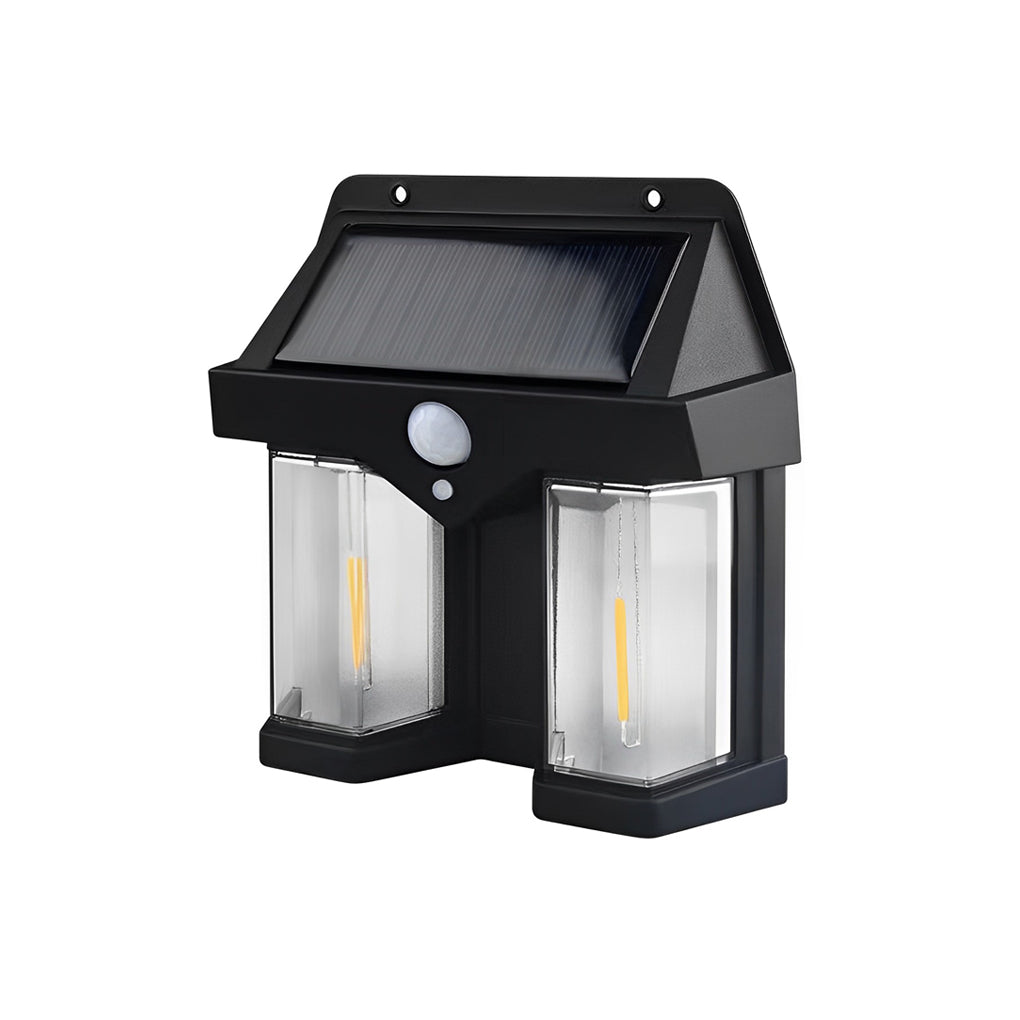 Tungsten Bulb Solar Wall Lanterns Dusk to Dawn Motion Senor Lighting | Kalsten