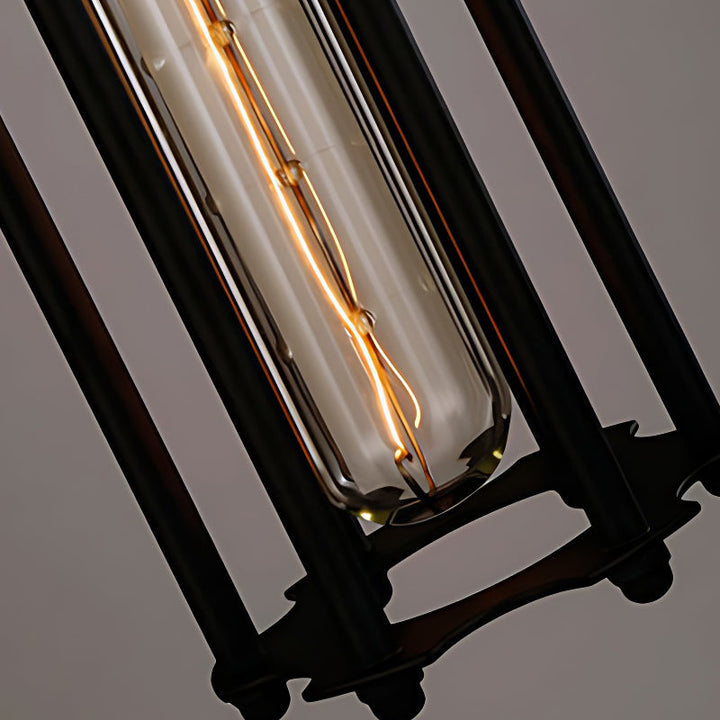 Iron Antique Flute Retro Industrial Style Pendant Lights with Tungsten Bulb | Kalsten