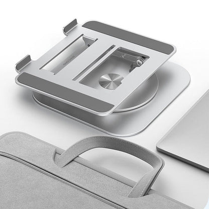Swiveling aluminum alloy computer stand