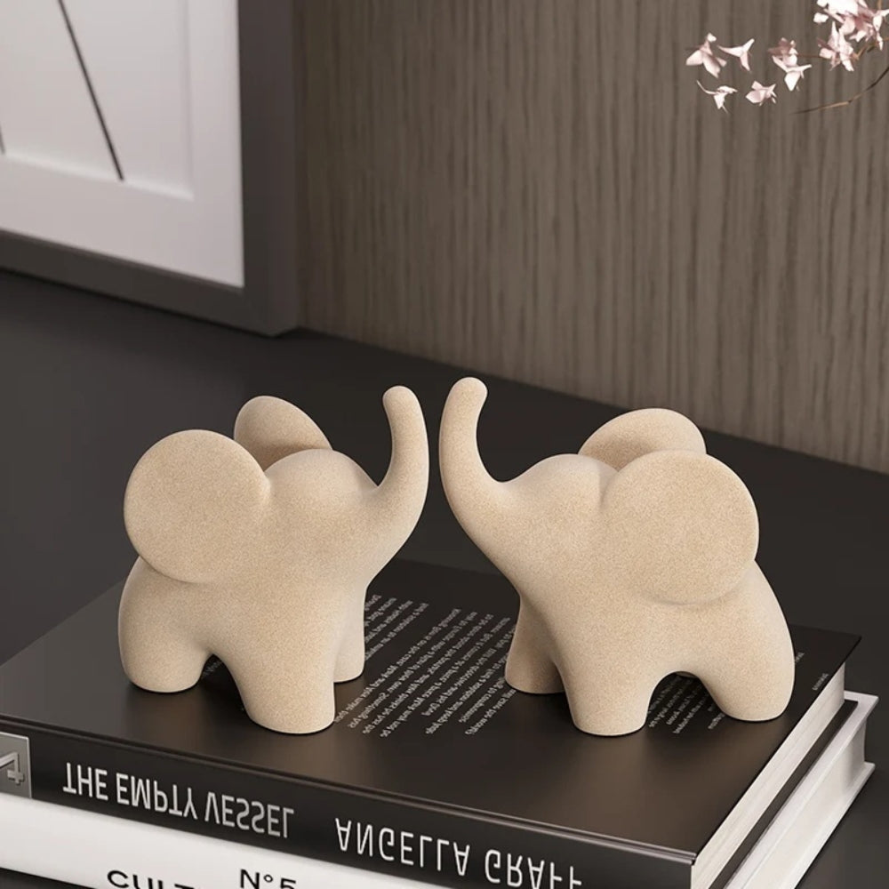 Kalsten | Eclectic Elephant Resin Figurines