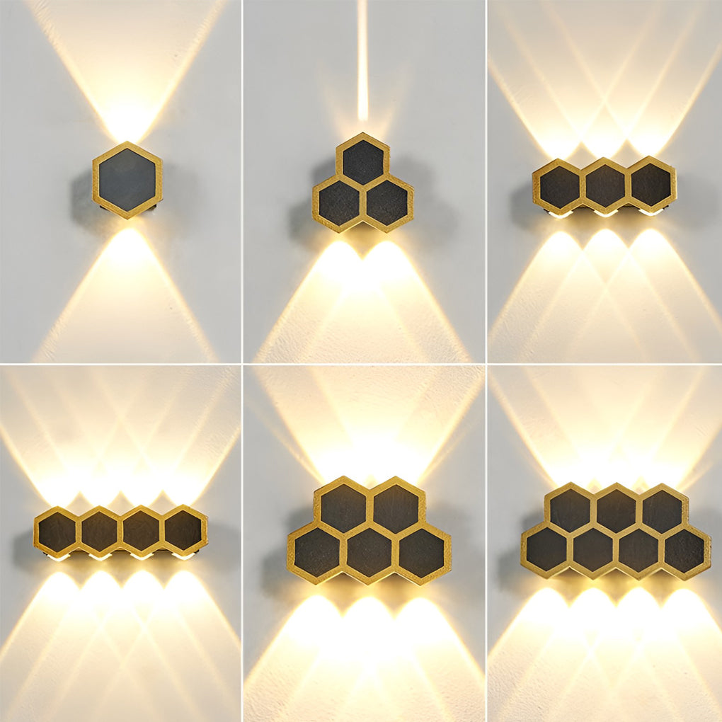 Beehive-shaped LED Up and Down Lights Waterproof Modern Wall Washer Light | Kalsten