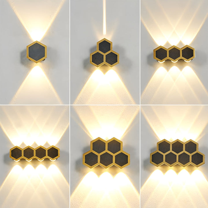 Beehive-shaped LED Up and Down Lights Waterproof Modern Wall Washer Light | Kalsten
