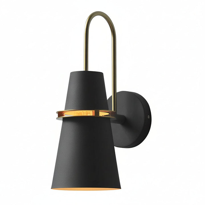 Modern Nordic Creative Iron Wall Sconce – Minimalist Matte Metal Wall Lamp (E26/E27) | Kalsten