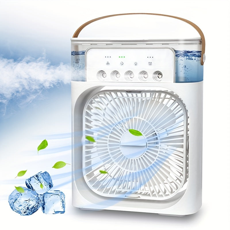 5A 2V Portable 600ml Spray Cooler Fan Desk USB Rechargeable Perfume Humidifier Air Conditioning A/C Cooling Fan 3 Wind Speeds | Kalsten