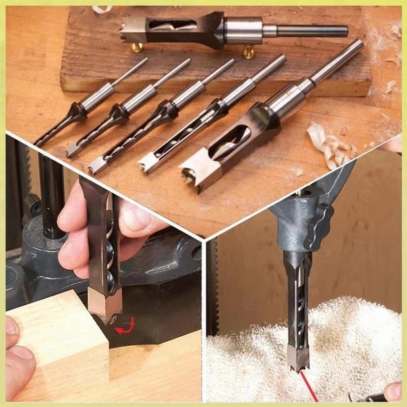 Kalsten | Hollow chisel bit – Precise square hole wood tool