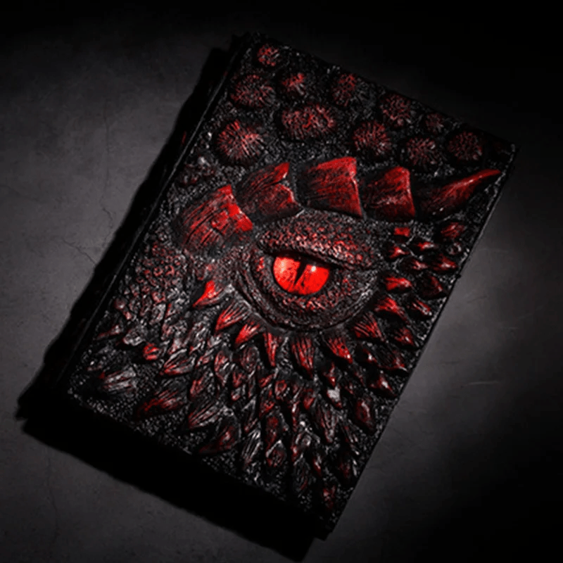 Kalsten | Dragon Eye 3D Embossed Journal - Handmade Resin Engraved Notebook