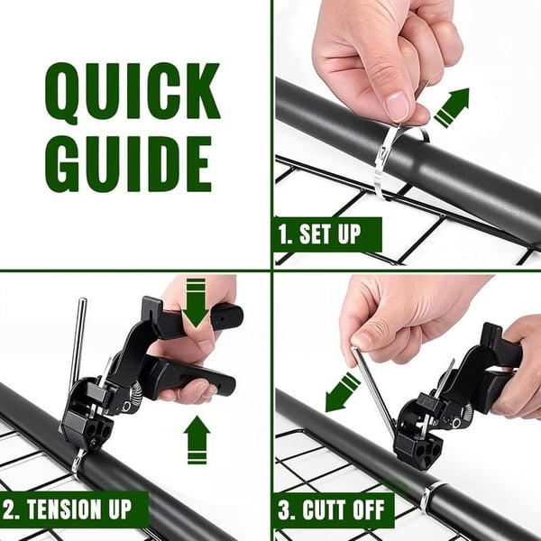 Stainless Steel Cable Tie Gun with Metal Ties | Kalsten