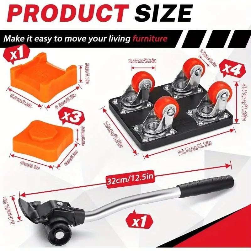 GlideMaster — Effortlessly master heavy loads and protect your back while moving furniture | Kalsten