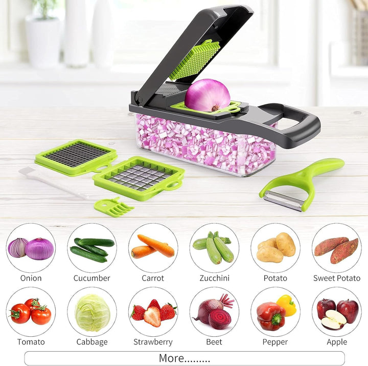 13-in-1-Vegetable-Slicer | Faster-when-Cooking | Kalsten