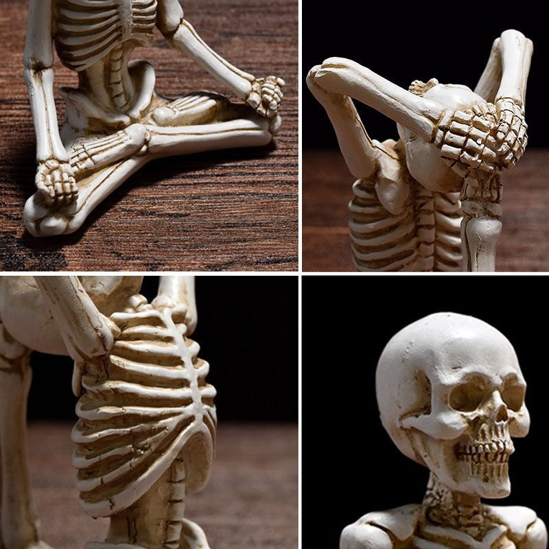 BowLift | Halloween Figurine – Resin Ornament in Vintage White or Black