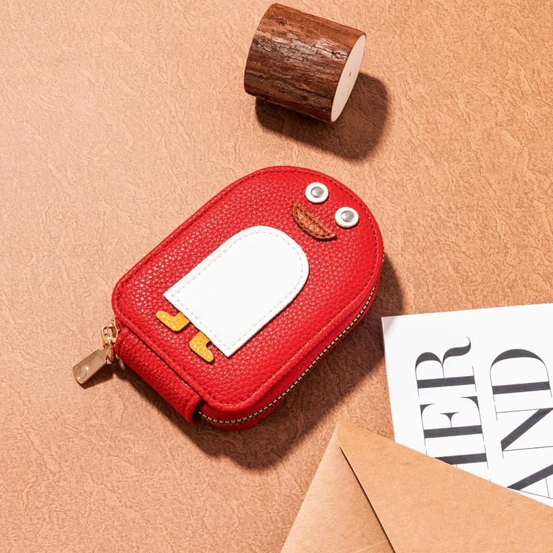 Kalsten | Cute Penguins PU Credit Card Coin Wallet