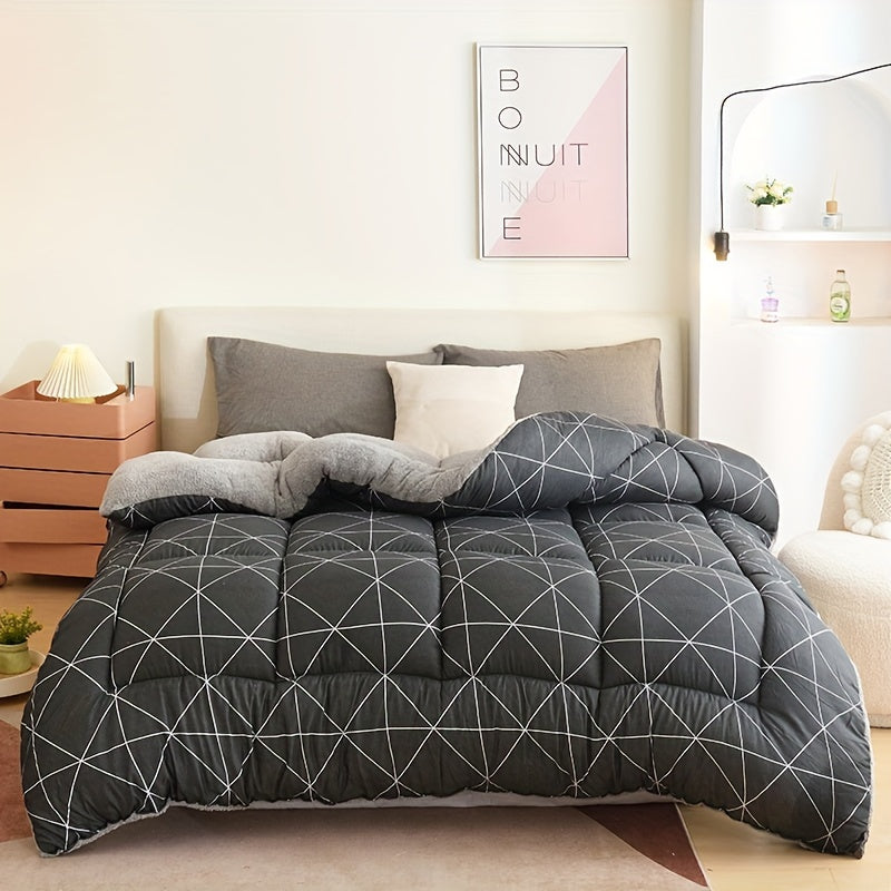 Luxury All-Season Duvet Insert with Geometric Patterns Kalsten