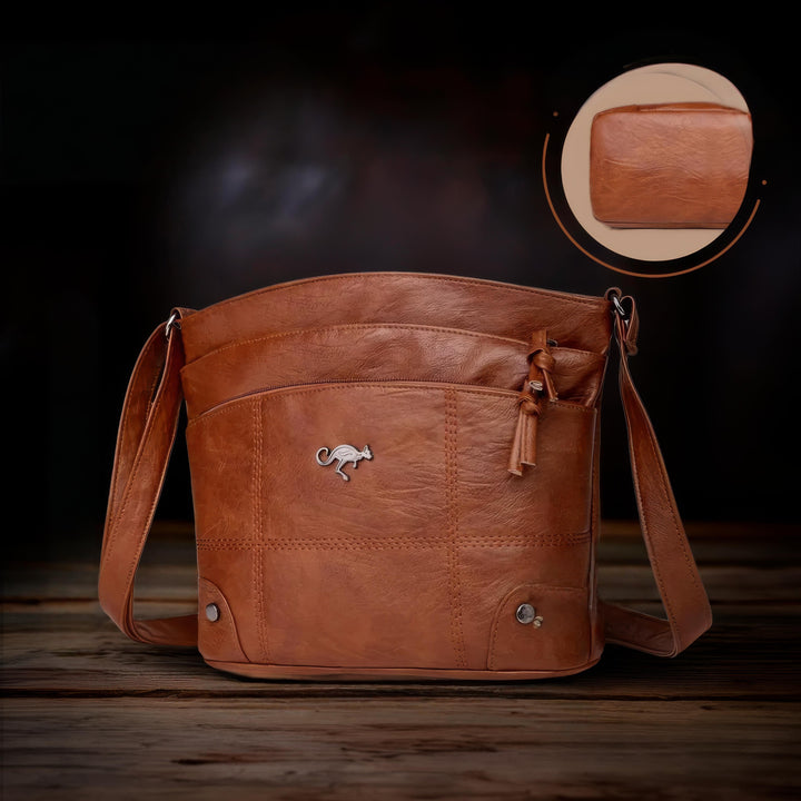 Ladies Handbag PU Leather Compact and Stylish with Spacious Pockets | Kalsten
