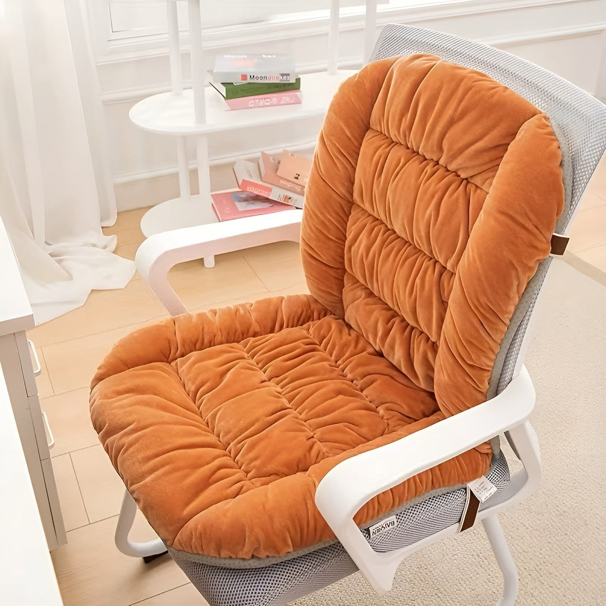 Thick seat cushions for chairs – soft, warm and comfortable | Ideal for the living area and the office | Karnz