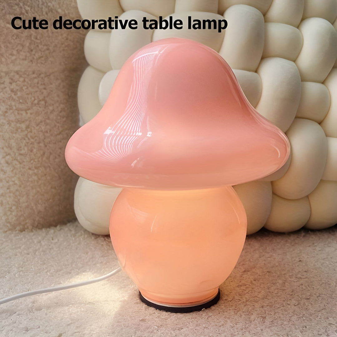 MushroomDream Lamp – Enchanting Glass Lighting with Mushroom Pattern Kalsten