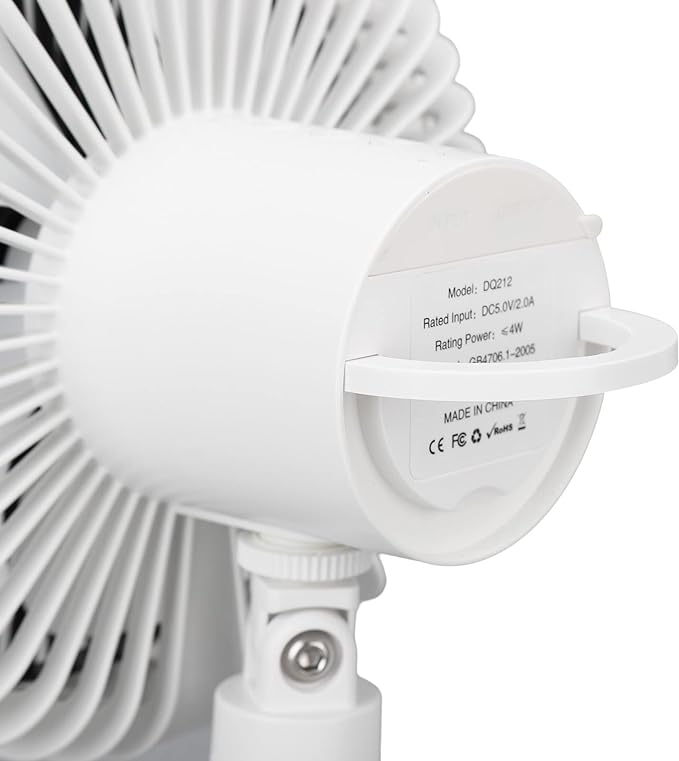 Rechargeable 10,000mAh Camping Fan with LED Lighting and Power Bank | Kalsten