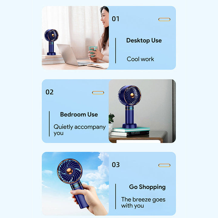 Portable 5000mAh Handheld Mini Air Conditioner Fan | Kalsten