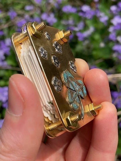 Kalsten | Mini Flower Press | Compact Botanical Keepsake Maker | Portable Craft Tool