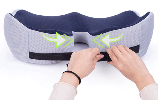 Kalsten | Adjustable Memory Foam Sit Bone Relief Seat Cushion