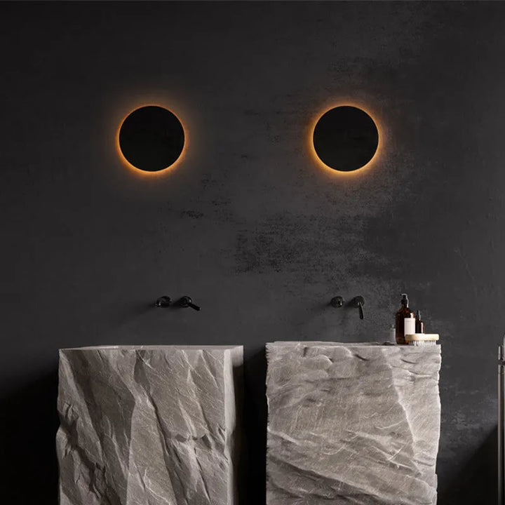 Modern Black Outdoor LED Wall Lamp Kalsten