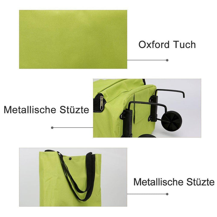 Portable collapsible shopping cart | Kalsten