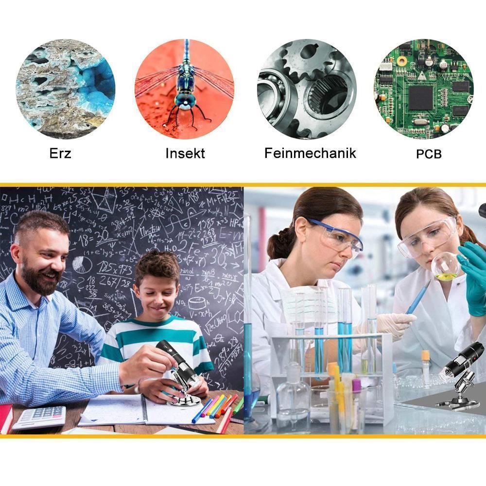 Wearable 1000X Zoom 1080p Microscope Camera | Kalsten
