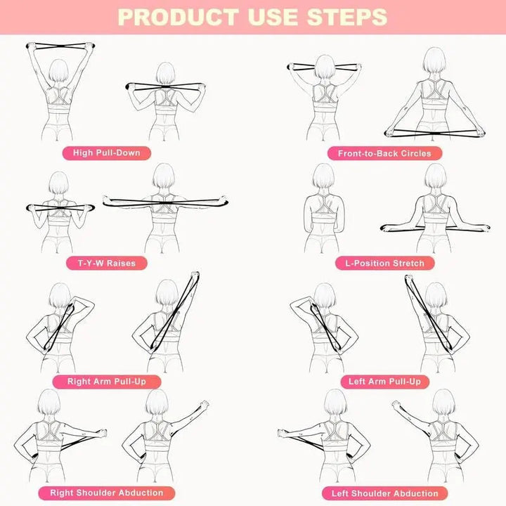 Kalsten | 8-shaped resistance band – strengthens chest & corrects your posture