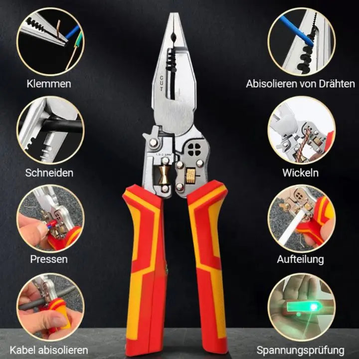 BowLift | 8-in-1 Stripping Plier with Voltage Tester