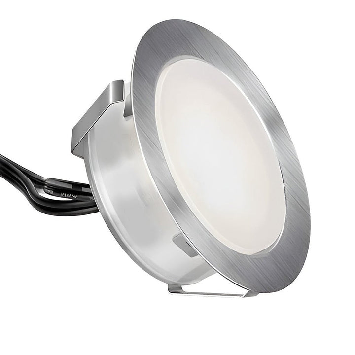 White Stainless Steel 1.5W LED Deck Step In-ground Well Lights | Kalsten