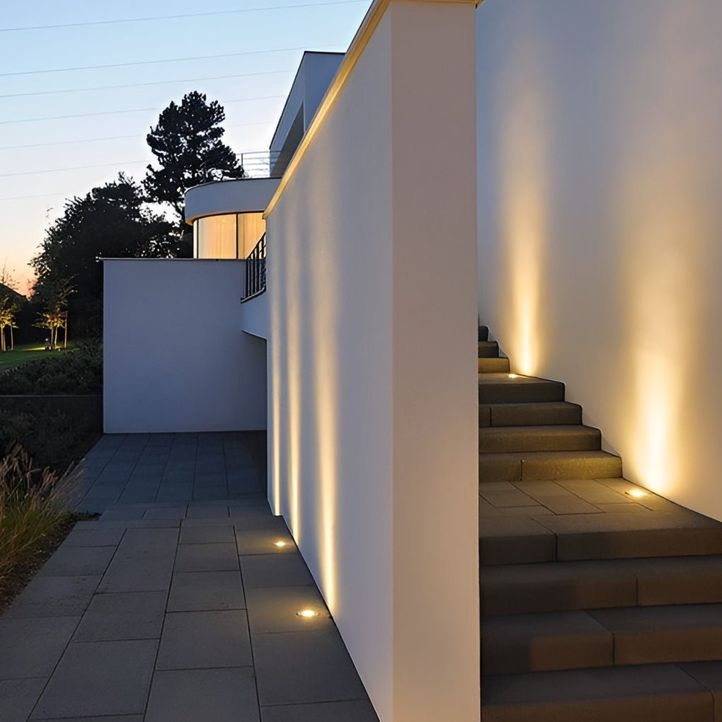 8 Pcs Solar Deck Stair Lights LED Outdoor Step Lights Garden Lights In-ground Lights | Kalsten