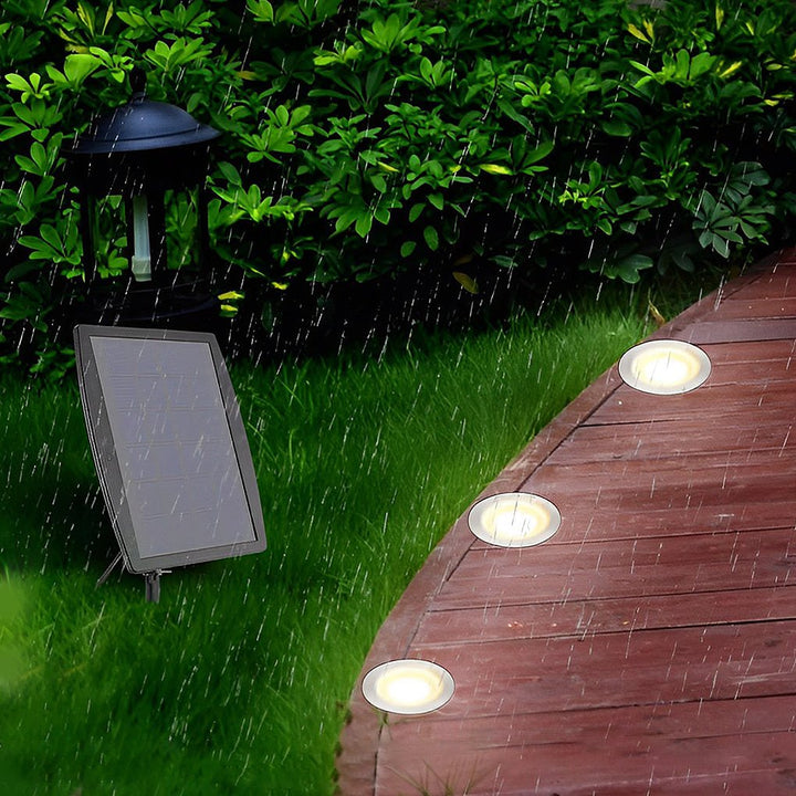 8 Pcs Solar Deck Stair Lights LED Outdoor Step Lights Garden Lights In-ground Lights | Kalsten