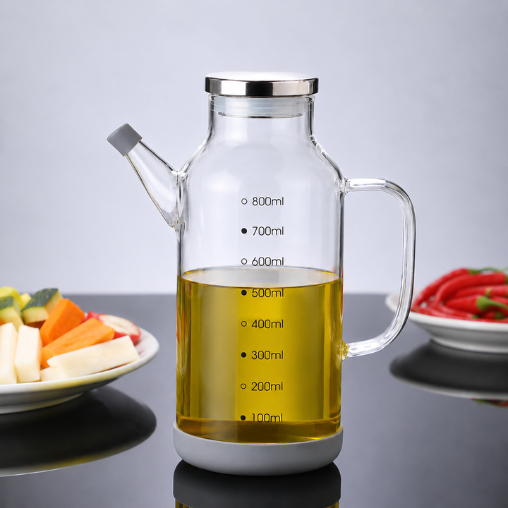 Kalsten | Pure Glass Measuring Scale Oil Dispenser  Bottle