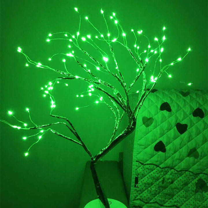 LED USB Fire Tree Light Copper Wire Table Lamps Night Light | Kalsten
