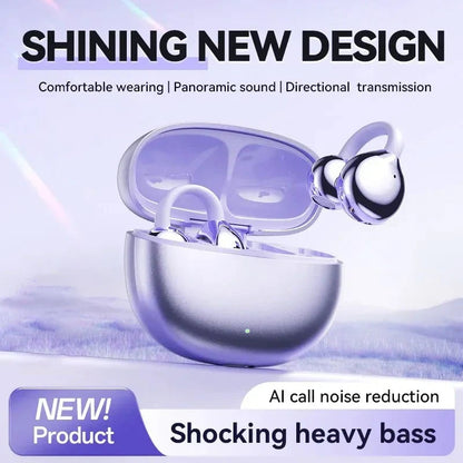 BowLift | AI Translation Open Ear Clip Bluetooth Headphones