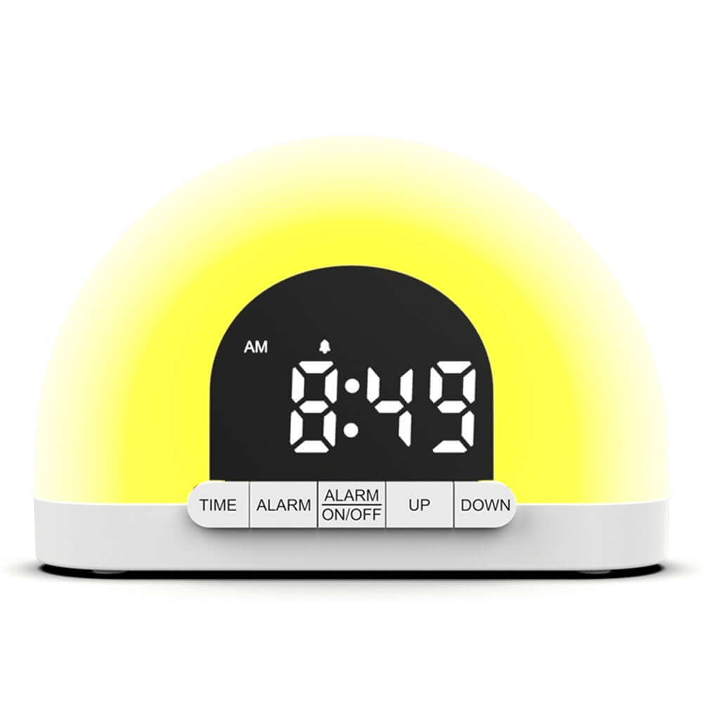 Wake-Up Light Simulated Sunrise Electronic Alarm Clock lamp | Kalsten