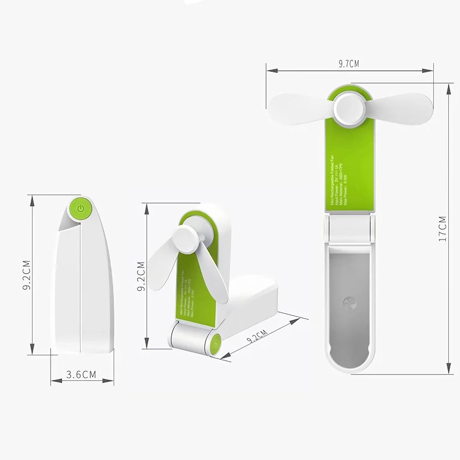 Compact Rechargeable Handheld Fan | Kalsten
