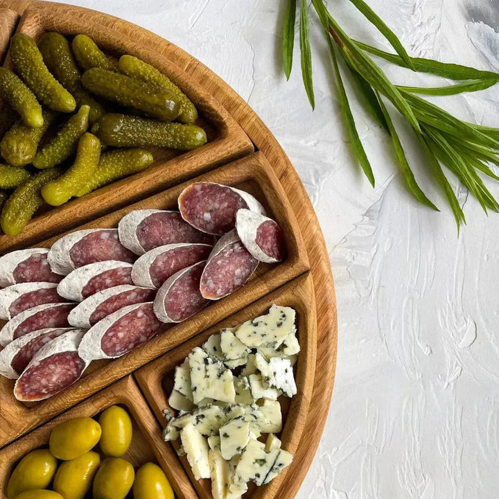 Wood Serving Tray — Gives Your Snacks the Wow Factor for Unforgettable Enjoyment Moments | Kalsten