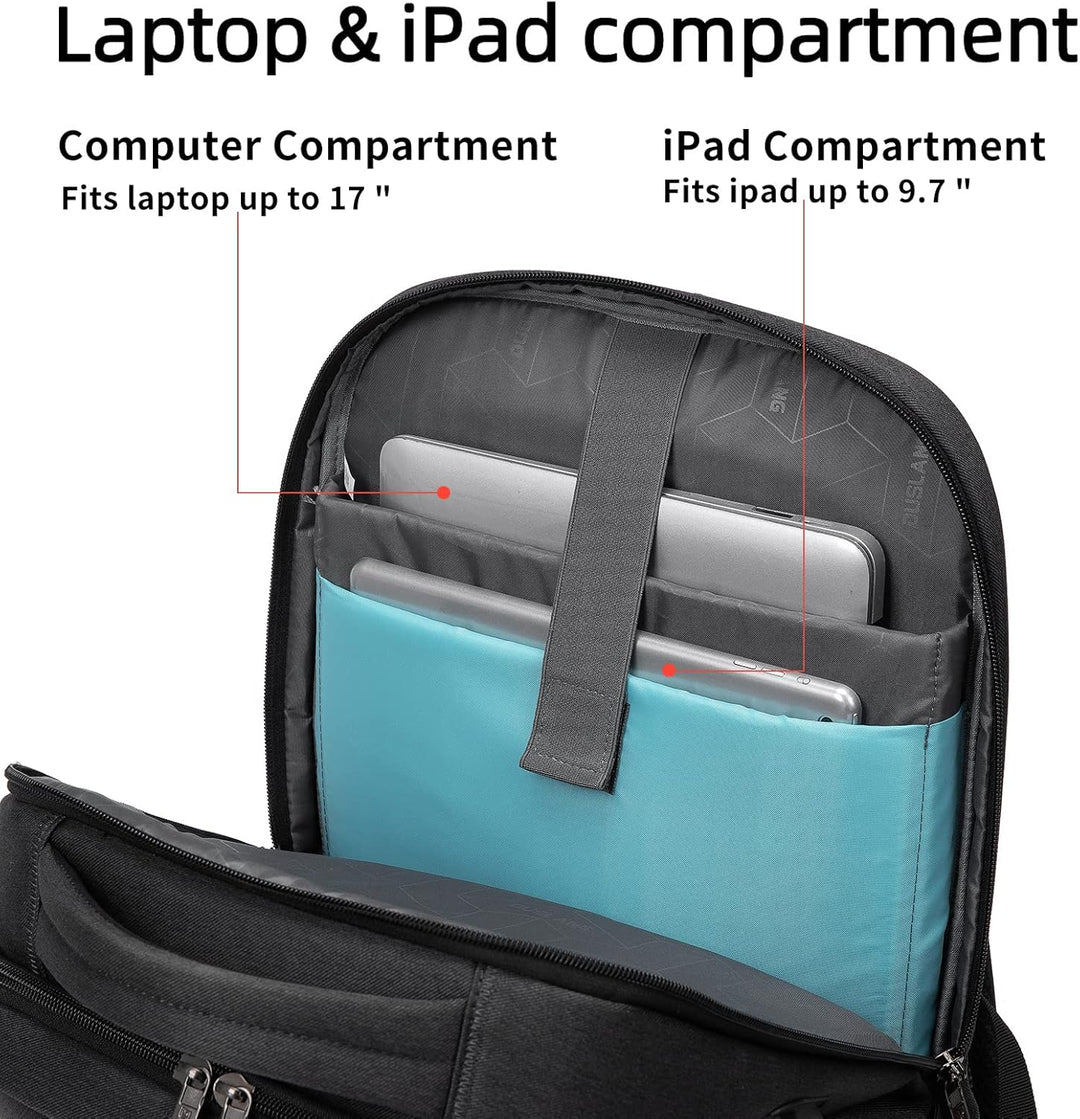 Water-Resistant Travel Laptop Backpack with USB Port & Organised Storage | Kalsten