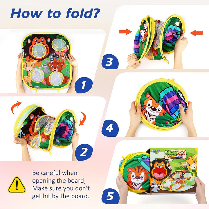 Animal Sand Bag Toss and Throw Game - Experience endless play fun Kalsten