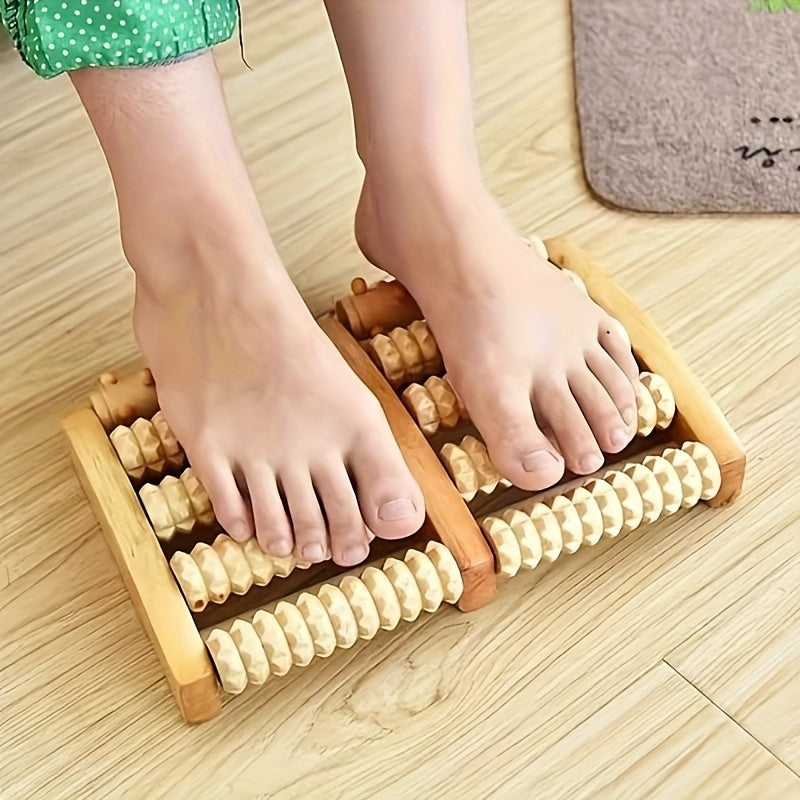 Wooden Foot Roller – Reduce Tension and Stimulate Blood Circulation | Kalsten
