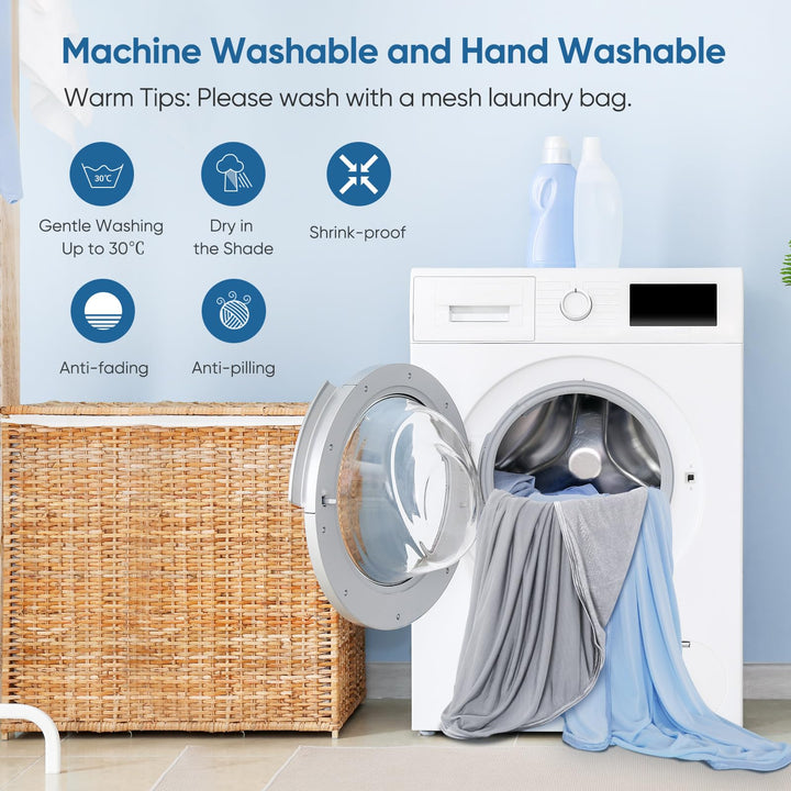 Cooling Blanket –   Q-Max>0.5, Lightweight Bamboo Fiber, Breathable & Soft, All-Season Cool Comfort | Kalsten