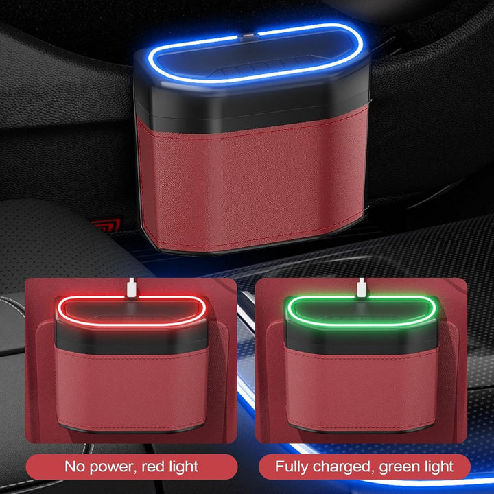 Kalsten | Smell-Proof Car Trash Can with Touch Light – Lurevo