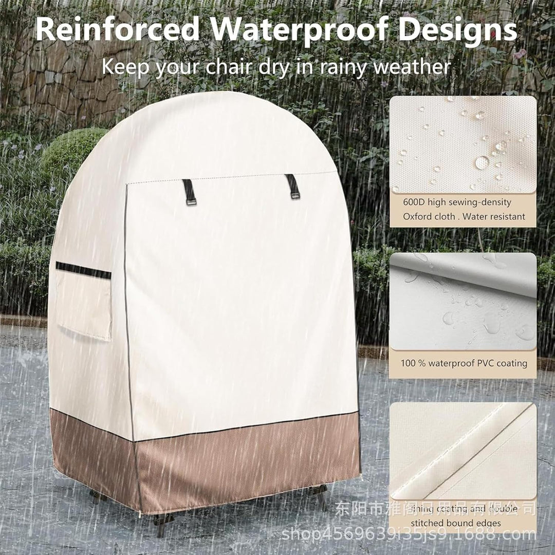 Kalsten | Waterproof Egg Chair Cover with Double Zipper – Solara