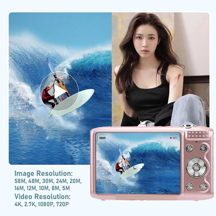 4K Compact Digital Camera