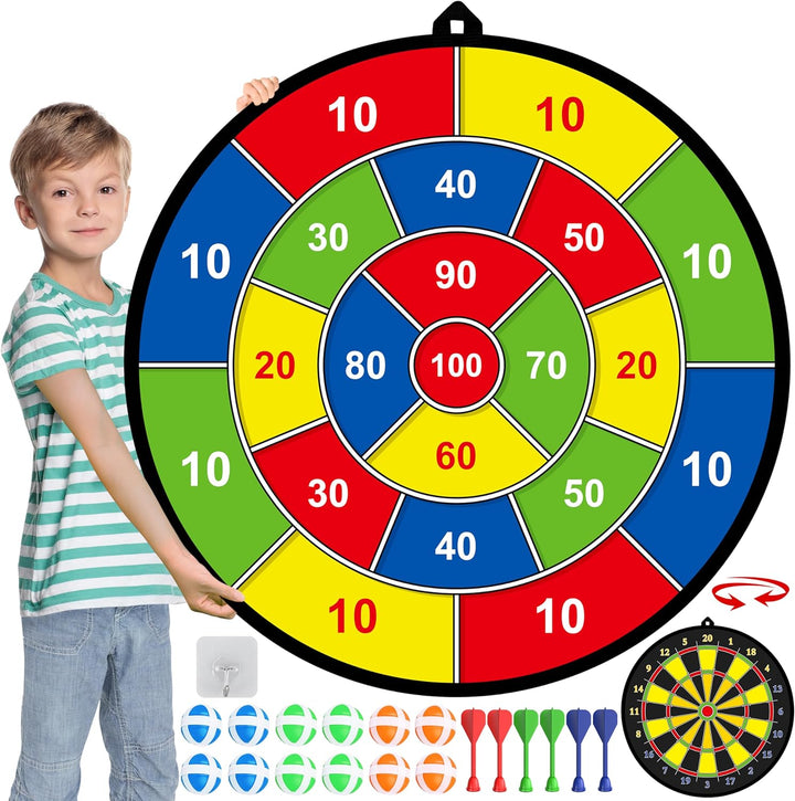 Large Double-Sided Dartboard for Kids – Play, Learn and Relax Kalsten